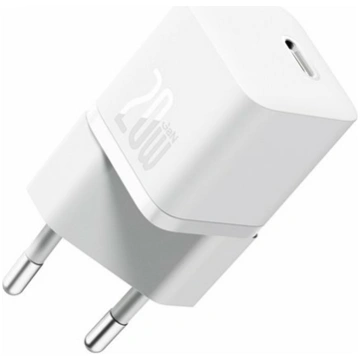 Baseus Charger Mini wall charger GaN5 20W (white) 