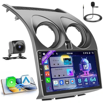 Hikity [8 Core 4+64GB] Android 15 Auto Radio priek