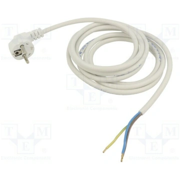 Cable; 3x1.5mm2; CEE 7/7 (E/F) plug angled,cables;