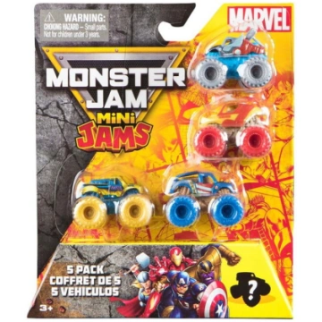 Monster Jam Mini Jams Marvel 5 Pack (6075434) 6075