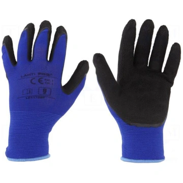 Protective gloves | Size: 8 | black-navy blue | la