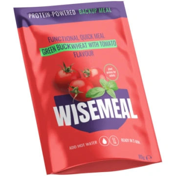 WiseMeal ātrā maltīte - Zaļie griķi ar tomātu