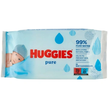 Huggies pure Baby Cleansing Wipes 56 pz