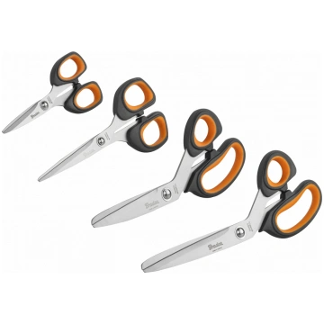 Šķēres Bradas Precision, parastais, melna krās./or
