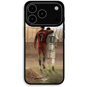 Case For iPhone 17 Pro Max Cristiano Ronaldo Messi