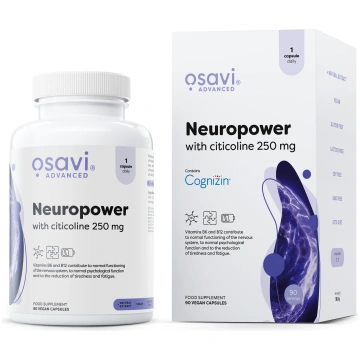 Osavi Neuropower ar citikolīnu, 250 mg - 90 kapsul