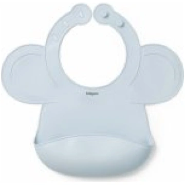 BabyOno Silicone Bib Blue 1639/ 01 ON-2376-BABYONO
