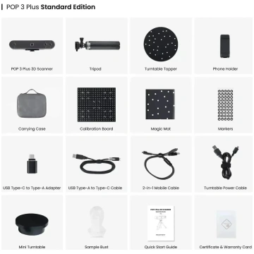 REVOPOINT POP 3 PLUS 3D SCANNER - Standard