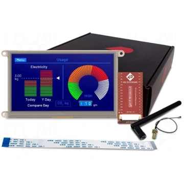 Display: TFT | 7" | 800x480 | 8MBRAM,16MbFLASH | 4