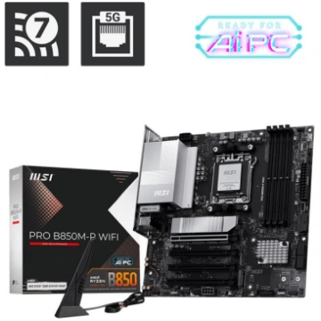 Mainboard|MSI|AMD B850|SAM5|Micro-ATX|Memory DDR5|
