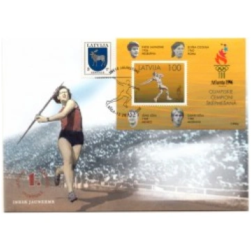 Latvian First Day Cover - Inese Jaunzeme