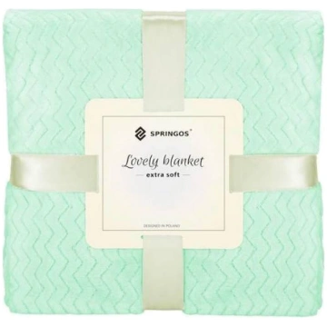 Pleds Springos Lovely Blankets Extra Soft, gaiši z
