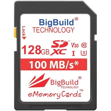128 GB UHS-I U3 100MB/s atmiņas karte Canon EOS 25