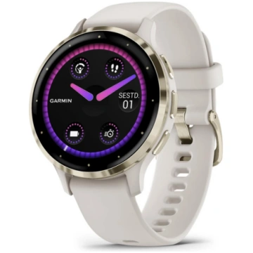 Garmin Venu 3S Viedpulkstenis, 41 mm, Ziloņkaula /