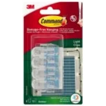 3M COMMAND OUTDOOR LIGHT CLIPS 17017CLR-AWC Seifs 