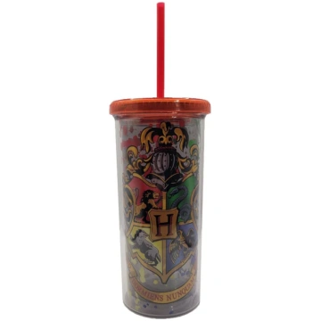 Harry Potter Hogwarts Crest Travel Tumbler 20 oz S