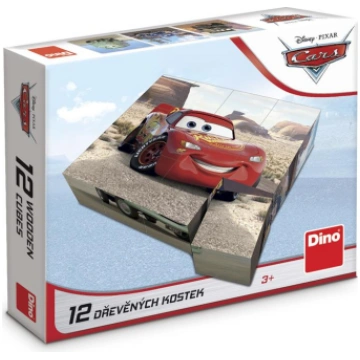 Dino Cube Puzzle 12 pc The Cars 64144D