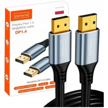 Zenwire Kabel Display Port 1.4 2K 4K 144Hz 8K 60Hz