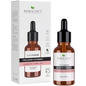 BIOBALANCE Collagen + Vitamin C Super serums, 30 m