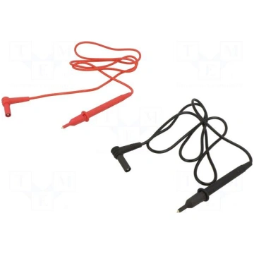 Test leads | probe tip x2,angular banana plug 4mm 