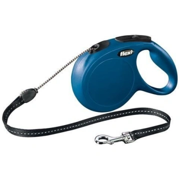 Flexi automātiskā pavada New Classic M, zila, 8 m