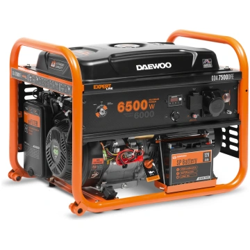 DAEWOO GDA7500DFE Gāze/benzīns ģenerators 6,5kw 23