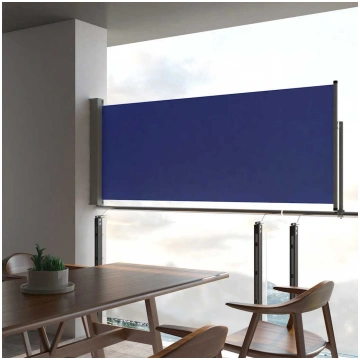 Izvelkama sānu markīze, 100x300 cm, zila
