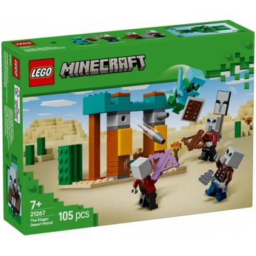 Lego Minecraft ķieģeļi 21267 tuksnesis patruļa zag