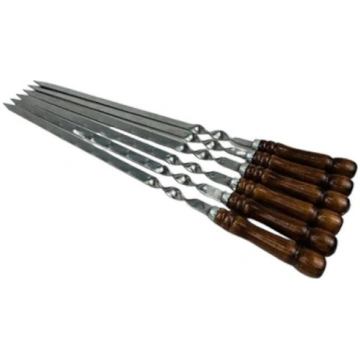 Iesms kebabam, nerūsējošā tērauda, 45cm, koka rokt