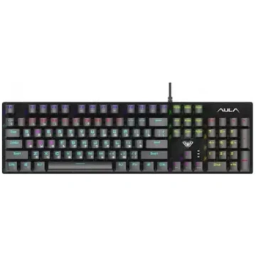 S2022 RGB wired machanical keyboard (EN/RU) Aula