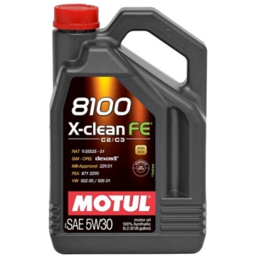 Motul 8100 X-clean EFE 5W30 C2/C3 SN MB229.52 5L. 