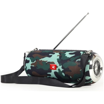 Gembird portable Bluetooth speaker FM-radio camo -