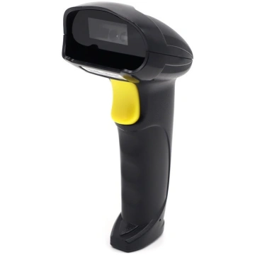 Qoltec 50853 Laser Barcode Scanner 1D, 2D, Black