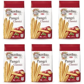6 x Mulino Bianco Pangrì Classici Grissini Rustici