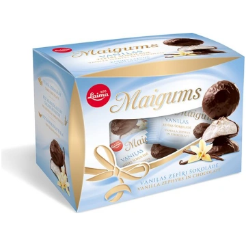 Zefīrs šokolādē LAIMA Maigums Mini ar vaniļas garš