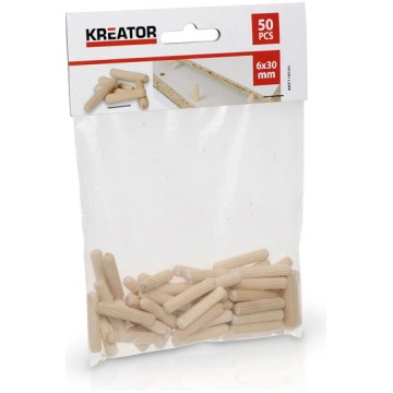 Koka tapas 6x30mm (50gab.) KRT110101 KREATOR
