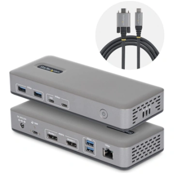 /replikator StarTech USB-C DOCK 2X DP 100W PD | 20