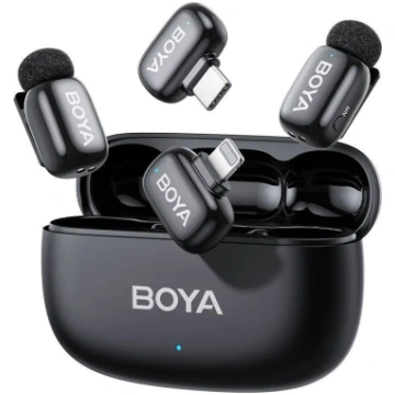 Boya bezvadu mikrofons mini 2-01 Lightning/USB-C, 