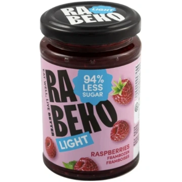LIGHT Raspberry 230 g ievārījums 230 g RABEKO