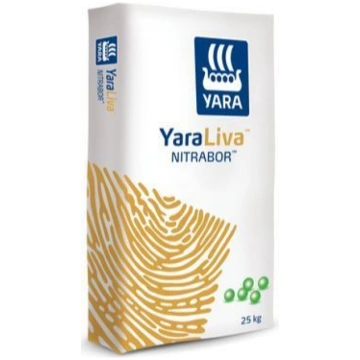 YaraLiva Nitrabor 25kg, Granulētie mēslošanas līdz