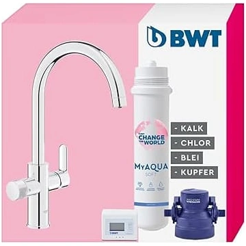 BWT AQA Drink Pure 2.0 ūdens filtrs filtrē kaļķakm