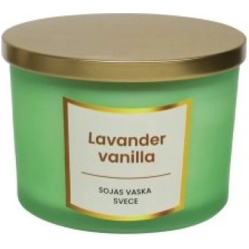 ArtFlow Svece no sojas vaska 400g, Lavender vanill
