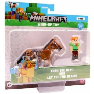 Fujitsu MINECRAFT S2 3D WIND-UP TOY - ALEX & HORSE