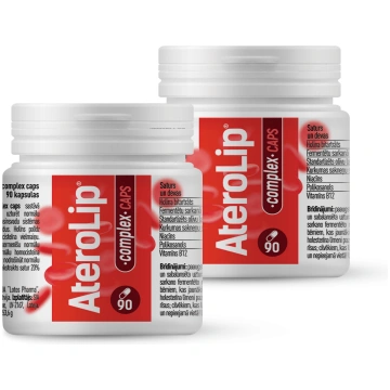 1+1 AteroLip Complex Caps, 90 kapsulas - 6 mēnešu 