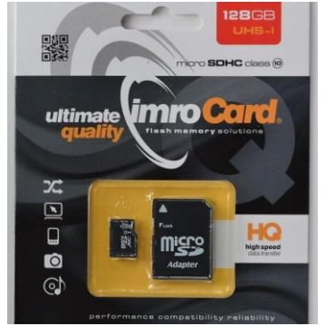 Imro Atmiņas Karte microSDHC / 128GB / cl. 10 UHS-