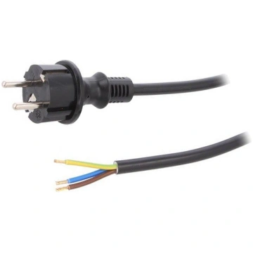 Cable; 3x2.5mm2; CEE 7/7 (E/F) plug,cables; PVC; 5