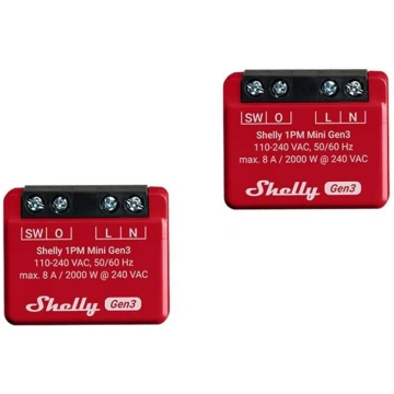 Shelly viedais gaismas slēdzis 1PM Mini Gen3 1PMMi