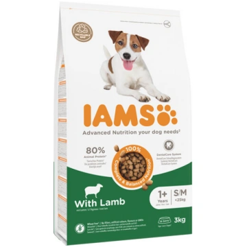Sausā suņu barība IAMS Advanced Nutrition S/M, jēr