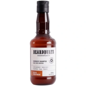 BEARDBURYS ESSENTIALS ENERGIZE ŠAMPŪNS, 250ML