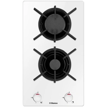 Gāzes plīts virsma Hansa BHKW310300, 30cm, balts s